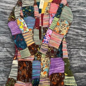 Colorful Patchwork Cardigan